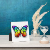Rainbow-Schmetterling Monarch Fotoplatte (InSitu)