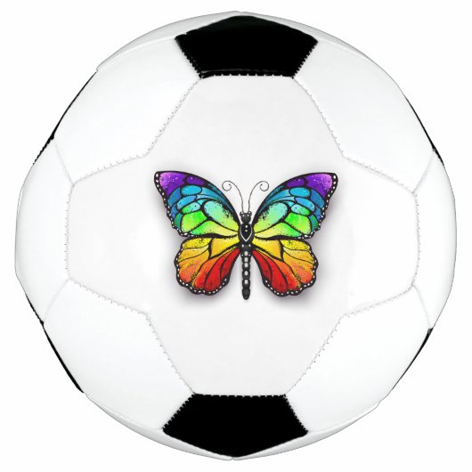 Rainbow-Schmetterling Monarch Fußball (Vorderseite)