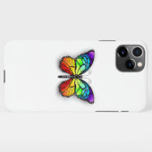 Rainbow-Schmetterling Monarch iPhone Hülle (Rückseite (Horizontal))