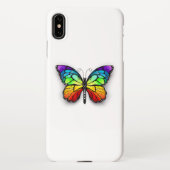 Rainbow-Schmetterling Monarch iPhone Hülle (Rückseite)