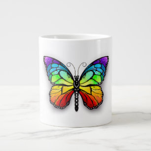 Rainbow-Schmetterling Monarch Jumbo-Tasse