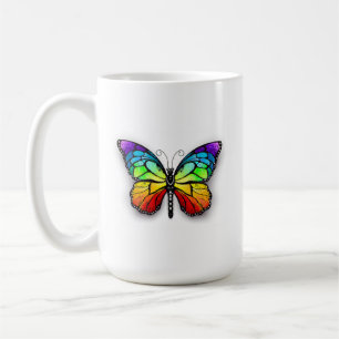 Rainbow-Schmetterling Monarch Kaffeetasse