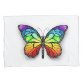 Rainbow-Schmetterling Monarch Kissenbezug (Vorderseite-Rechts)