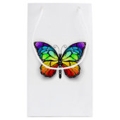 Rainbow-Schmetterling Monarch Kleine Geschenktüte (Rückseite)