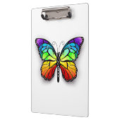 Rainbow-Schmetterling Monarch Klemmbrett (Links)