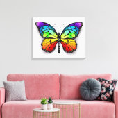 Rainbow-Schmetterling Monarch Leinwanddruck (Insitu (Wohnzimmer))