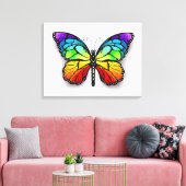Rainbow-Schmetterling Monarch Leinwanddruck (Insitu (Wohnzimmer))