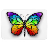 Rainbow-Schmetterling Monarch Magnet (Horizontal)
