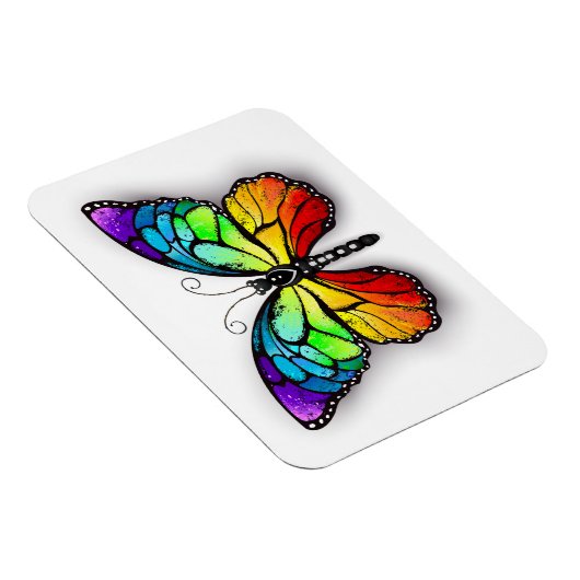 Rainbow-Schmetterling Monarch Magnet (Rechte Seite)