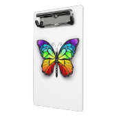 Rainbow-Schmetterling Monarch Mini Klemmbrett (Gewinkelt2)