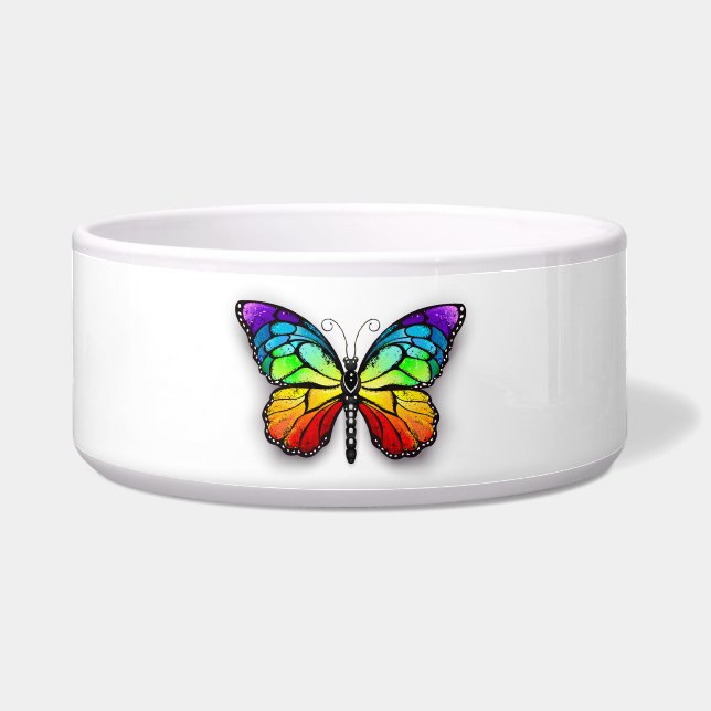 Rainbow-Schmetterling Monarch Napf (Vorderseite)