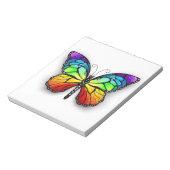Rainbow-Schmetterling Monarch Notizblock (Rotiert)