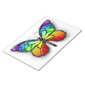 Rainbow-Schmetterling Monarch Notizblock (angewinkelt)