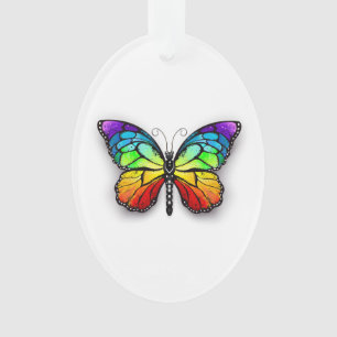 Rainbow-Schmetterling Monarch Ornament