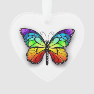 Rainbow-Schmetterling Monarch Ornament
