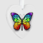 Rainbow-Schmetterling Monarch Ornament (Vorderseite)