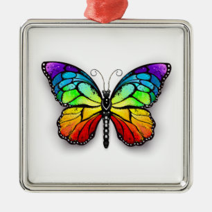 Rainbow-Schmetterling Monarch Ornament Aus Metall