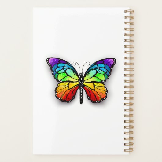 Rainbow-Schmetterling Monarch Planer (Rückseite)