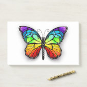 Rainbow-Schmetterling Monarch Post-it Klebezettel (Auf Schreibtisch)