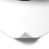 Rainbow-Schmetterling Monarch Poster (Ecke)