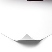 Rainbow-Schmetterling Monarch Poster (Ecke)