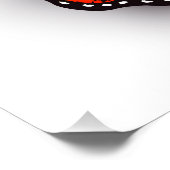 Rainbow-Schmetterling Monarch Poster (Ecke)