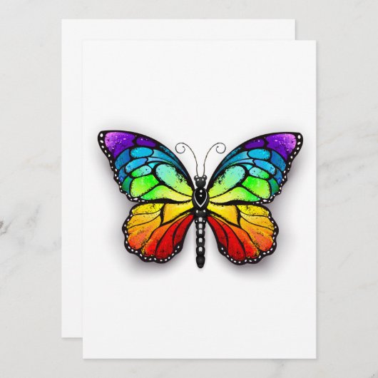 Rainbow-Schmetterling Monarch Programm (Vorne/Hinten)