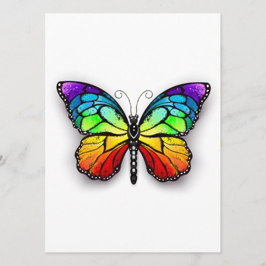 Rainbow-Schmetterling Monarch Programm (Vorderseite)