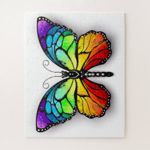 Rainbow-Schmetterling Monarch Puzzle