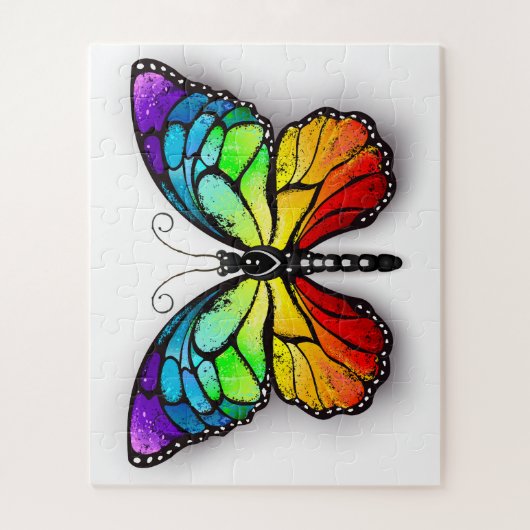 Rainbow-Schmetterling Monarch Puzzle (Vertikal)