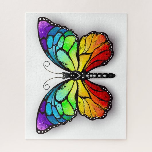 Rainbow-Schmetterling Monarch Puzzle (Vertikal)