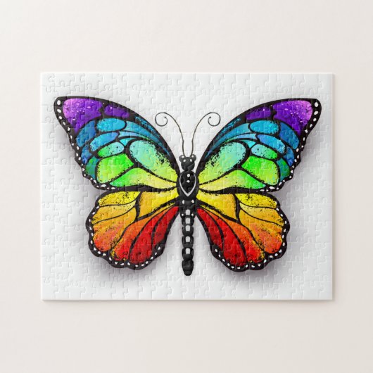 Rainbow-Schmetterling Monarch Puzzle (Horizontal)