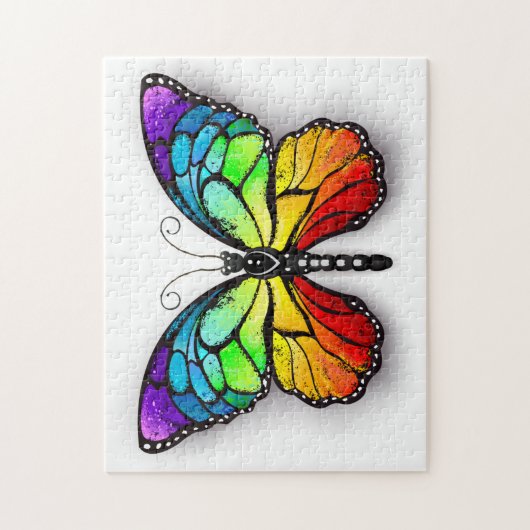 Rainbow-Schmetterling Monarch Puzzle (Vertikal)