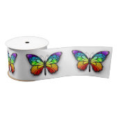Rainbow-Schmetterling Monarch Satinband (Spule)