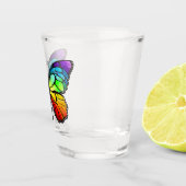 Rainbow-Schmetterling Monarch Schnapsglas (Rechts)