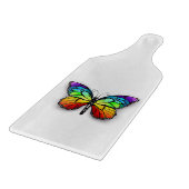 Rainbow-Schmetterling Monarch Schneidebrett (Ecke)
