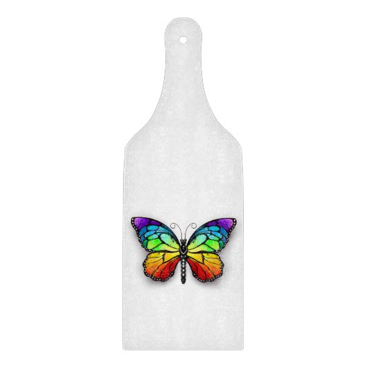 Rainbow-Schmetterling Monarch Schneidebrett (Vorderseite)
