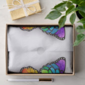 Rainbow-Schmetterling Monarch Seidenpapier (Geschenk)