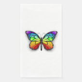 Rainbow-Schmetterling Monarch Serviette (Vorderseite)
