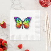 Rainbow-Schmetterling Monarch Serviette (Beispiel)