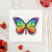 Rainbow-Schmetterling Monarch Serviette (Beispiel)