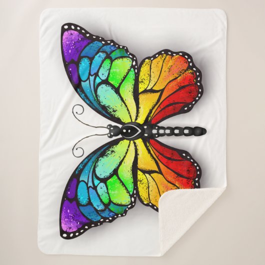 Rainbow-Schmetterling Monarch Sherpadecke (Vorderseite)