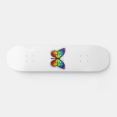 Rainbow-Schmetterling Monarch Skateboard (Horizontal)