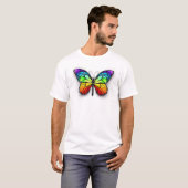 Rainbow-Schmetterling Monarch T-Shirt (Vorne ganz)