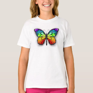 Rainbow-Schmetterling Monarch T-Shirt