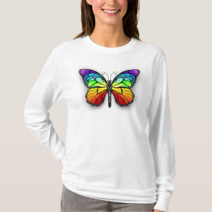 Rainbow-Schmetterling Monarch T-Shirt