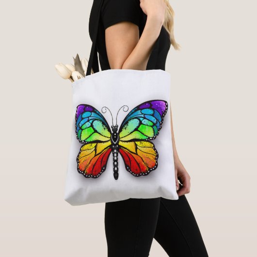 Rainbow-Schmetterling Monarch Tasche (Von Nahem)