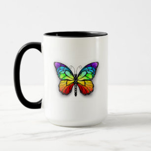 Rainbow-Schmetterling Monarch Tasse