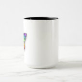 Rainbow-Schmetterling Monarch Tasse (Zentrum)