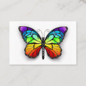Rainbow-Schmetterling Monarch Terminkarte (Vorderseite)